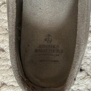 Brooks Brothers Gray Suede Loafers